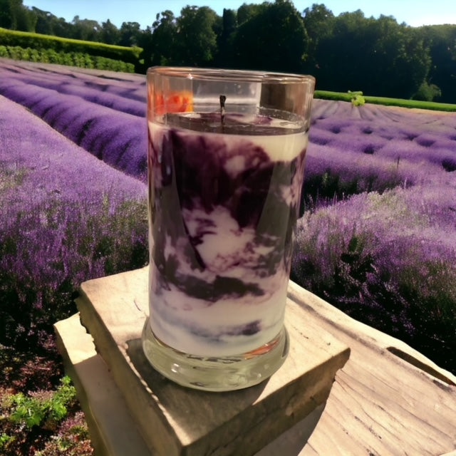 20 OZ. Soy Candle Clear Glass Status Jar